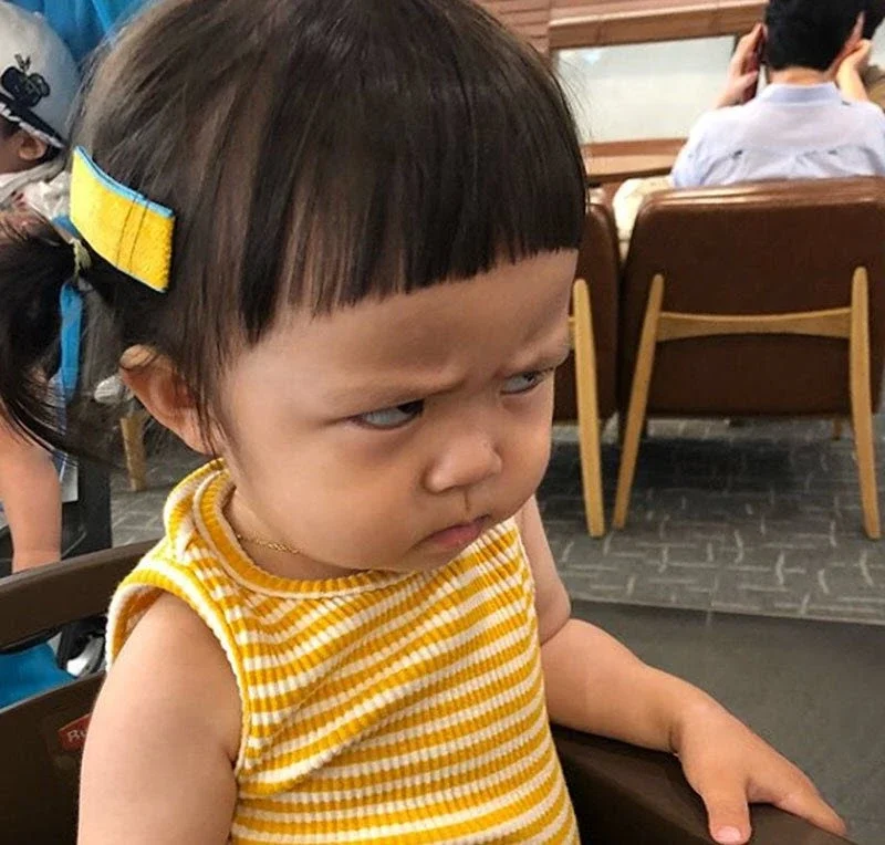 Tỏa sáng với ảnh meme em bé cute cực đáng yêu
