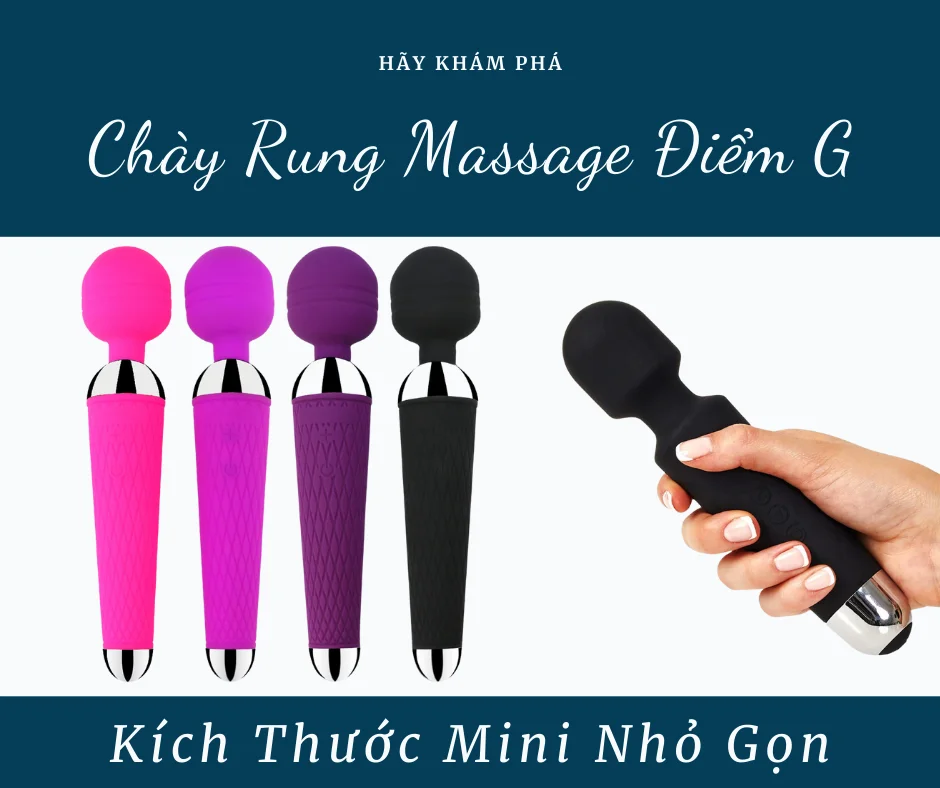 Máy rung massage vùng kín silicone y tế an toàn