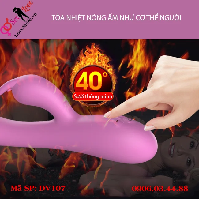 Máy rung âm đạo 16 chế độ kích thích tỏa nhiệt nóng ấm - Ảnh 2