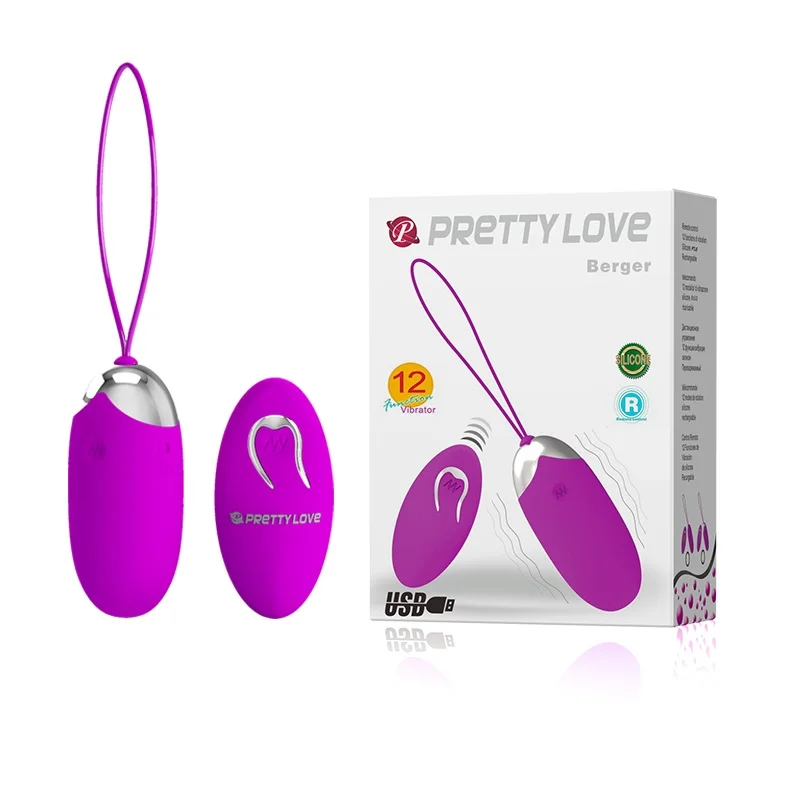 Máy rung âm đạo hình trứng Prettylove Berge