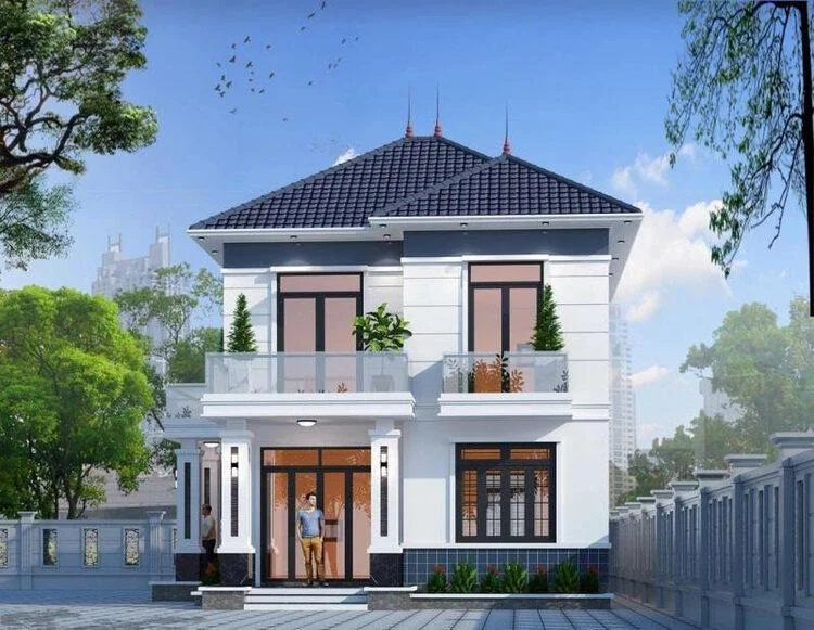 40+ Mẫu nhà 2 tầng đẹp giá 1 tỷ đẹp, độc đáo, xu hướng | DURAflex (3)