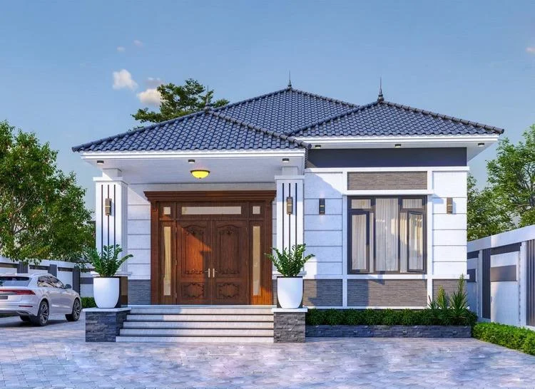 99+ Mẫu nhà cấp 4 mái Nhật 4 phòng ngủ đẹp, tiện nghi nhất | DURAflex