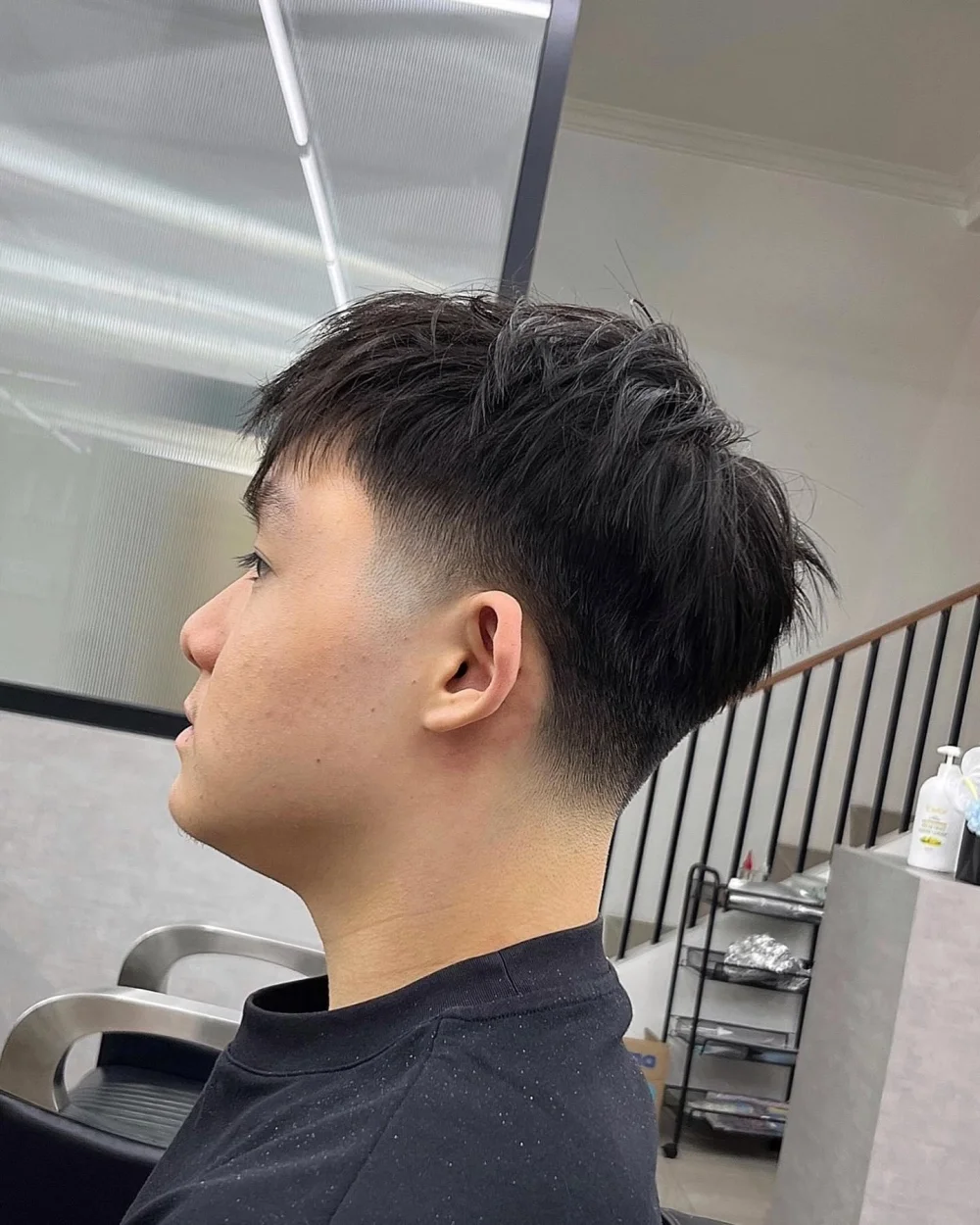 Kiểu tóc two block 2 mái lãng tử phong cách Hàn Quốc