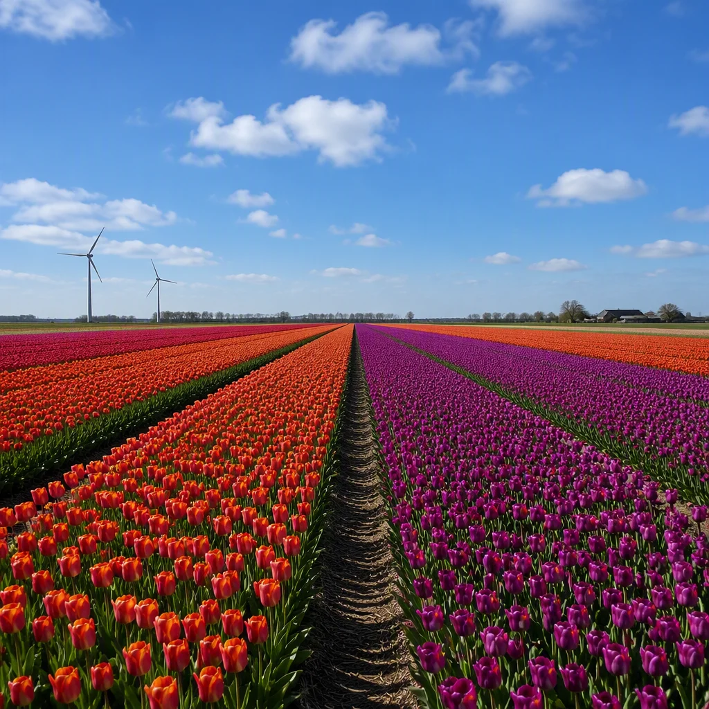 Mẫu vẽ hoa tulip thứ 7