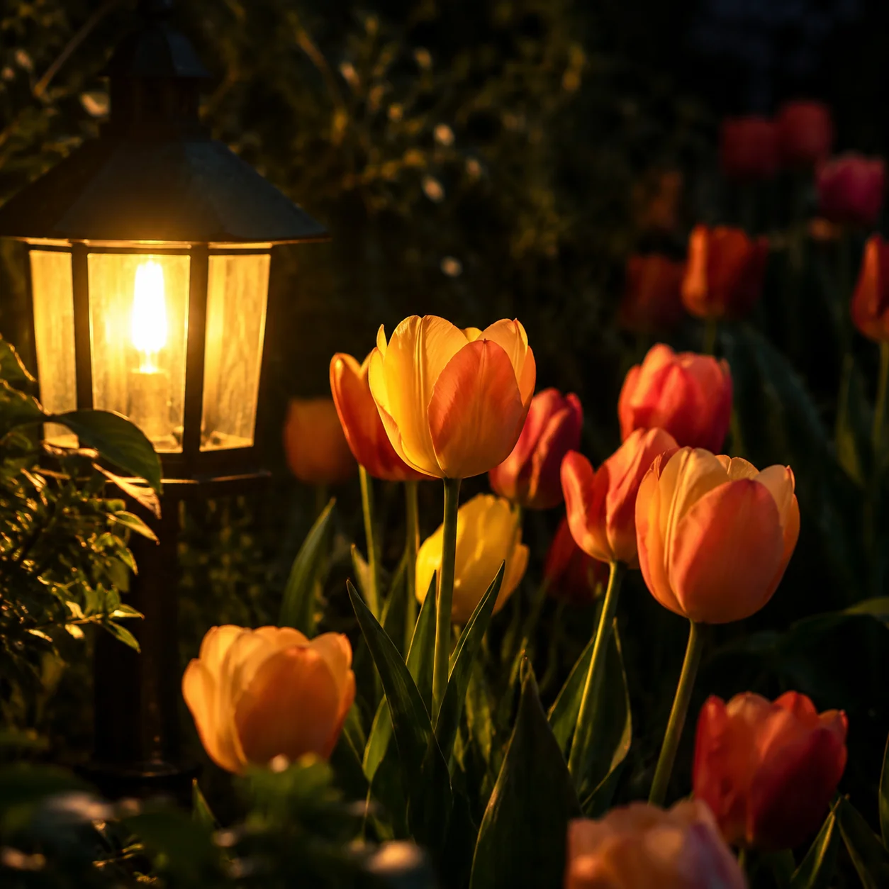 Bộ ảnh vẽ hoa tulip, tấm 24