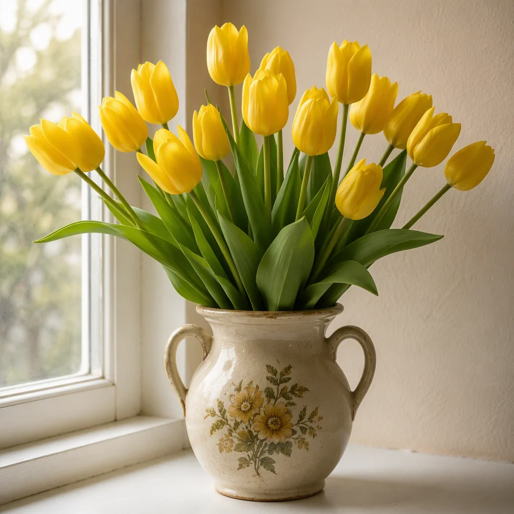 vẽ hoa tulip — ảnh 9