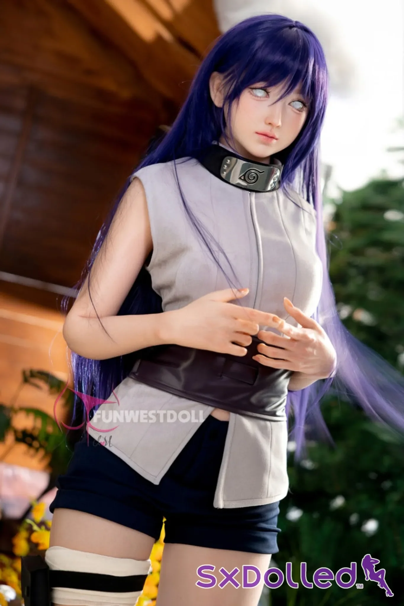Búp bê silicone mô phỏng sex cosplay naruto nhân vật Hinata Hyuga