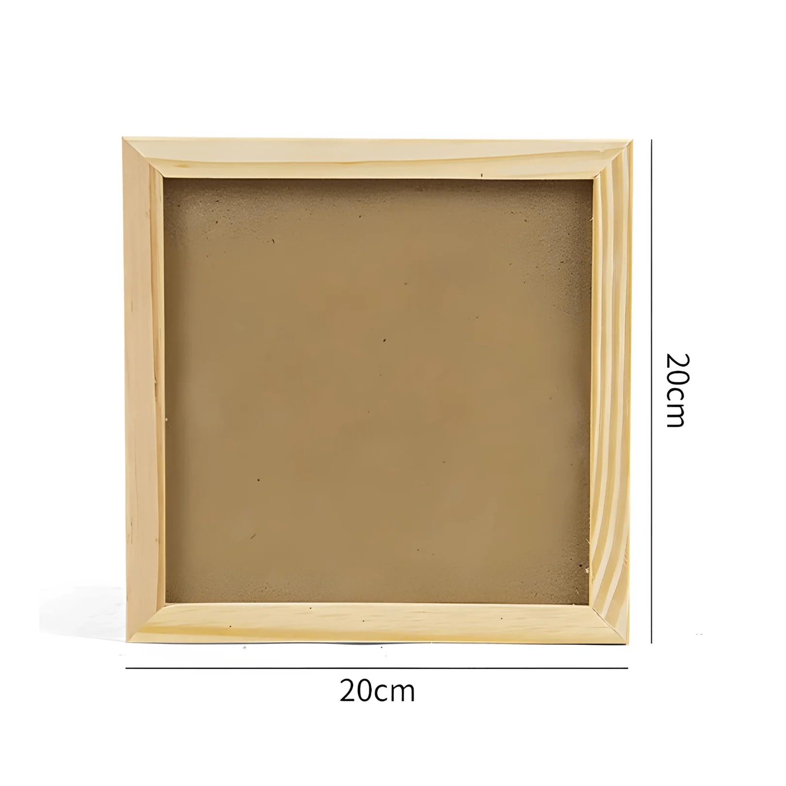 Khung tranh gỗ vuông kích thước 20x20cm chất lượng cao