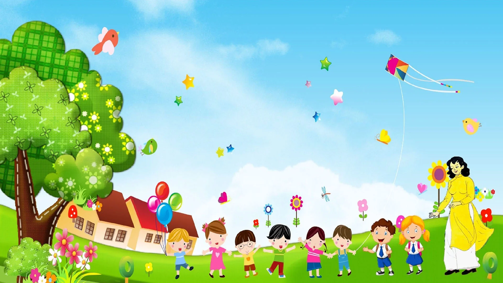 300+ Hình Nền Mầm Non Cute Dễ Thương Nhất Hệ Mặt Trời (2)