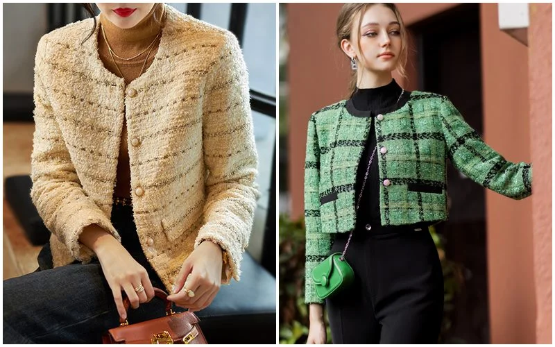 15 mẫu áo dạ tweed ấm áp trẻ trung đẹp nhất mùa đông 2023