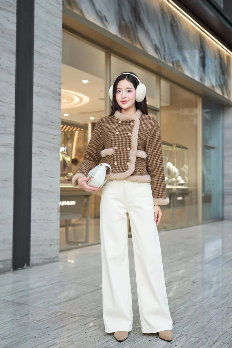 cách phối đồ với áo dạ tweed (5)