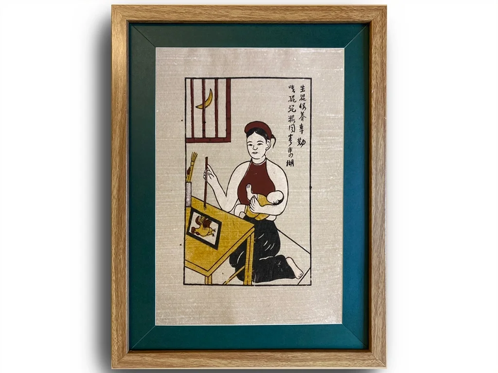Tranh Đông Hồ nghệ nhân làm tranh