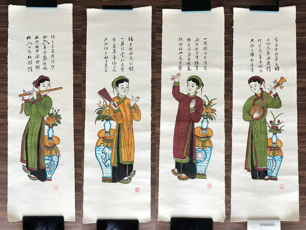 Giữ màu dân tộc trên tranh Đông Hồ – Quỹ di sản