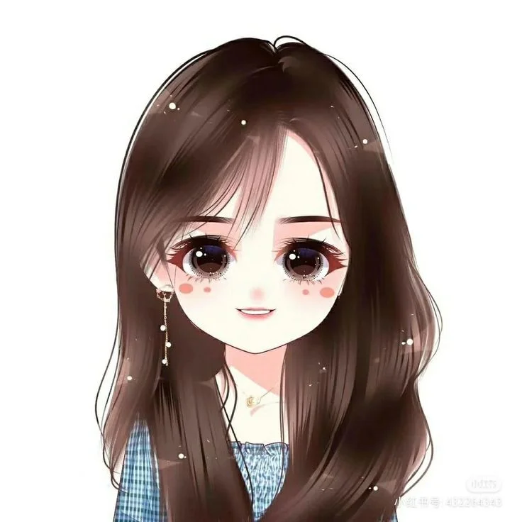 avt anime nữ phong cách chibi dễ thương