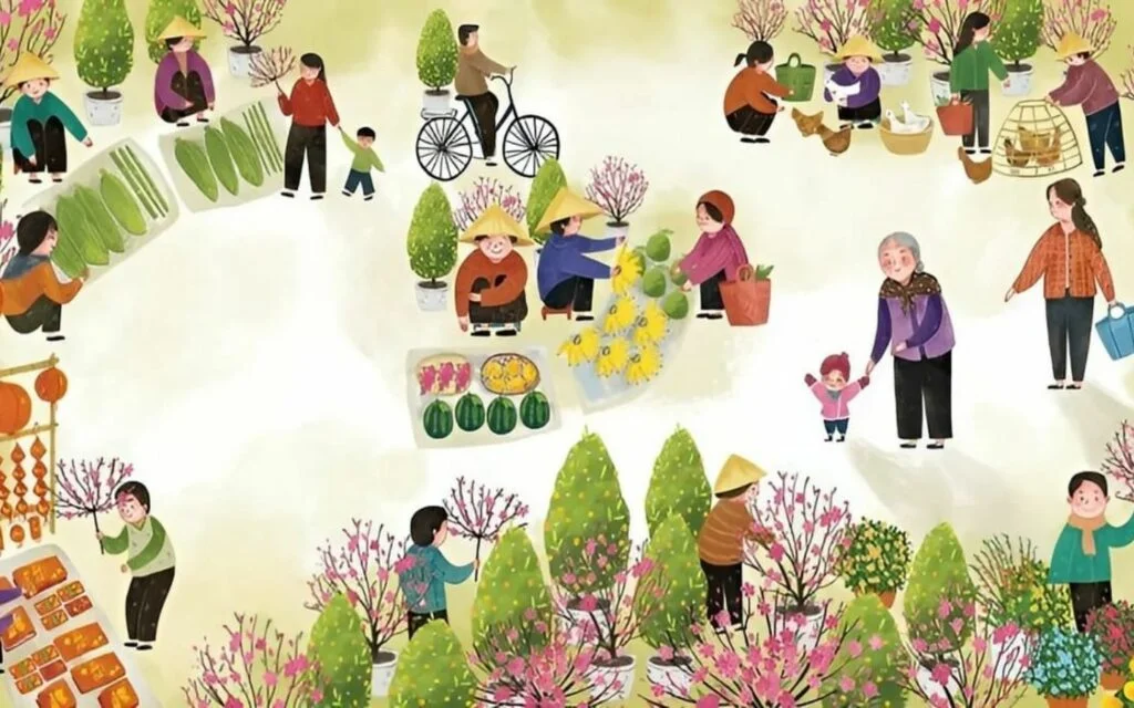 Người dân nô nức du xuân, hòa mình vào sắc trời mới