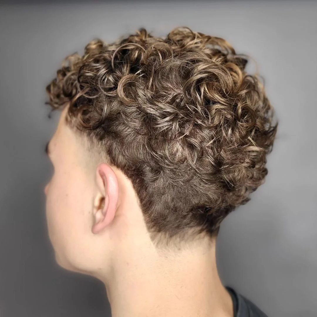 Curly Taper for Guys